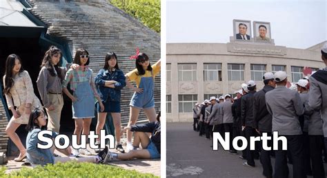 Intriguing Photos Reveal Life in North Korea vs. South Korea