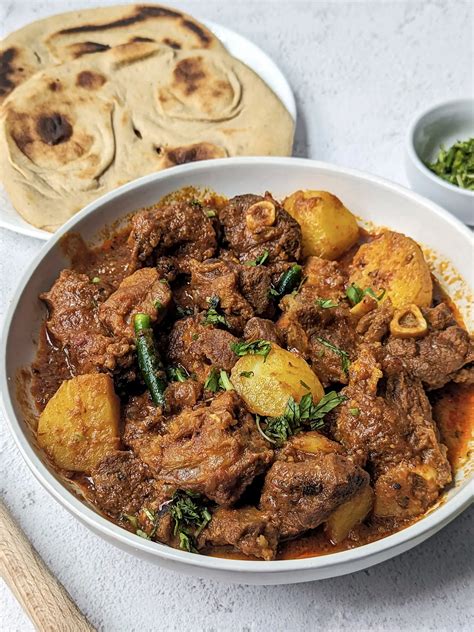 Authentic Aloo Gosht (Pakistani Meat and Potato Curry)