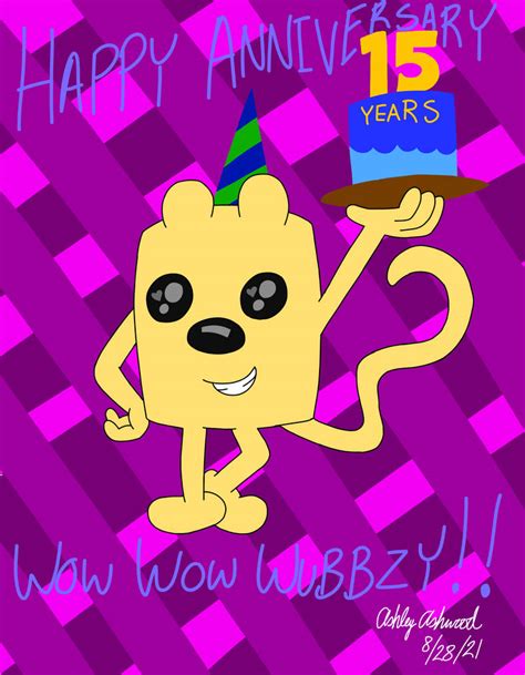 Happy 15th Anniversary Wubbzy by GingerRoseArchieves on DeviantArt