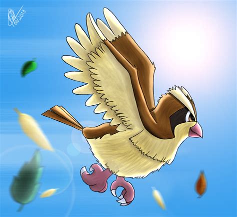 Fly, Pidgey, fly! by Peique on DeviantArt