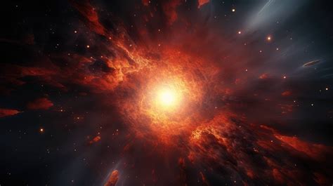 A compelling 4K desktop wallpaper showcasing a minimalist supernova ...