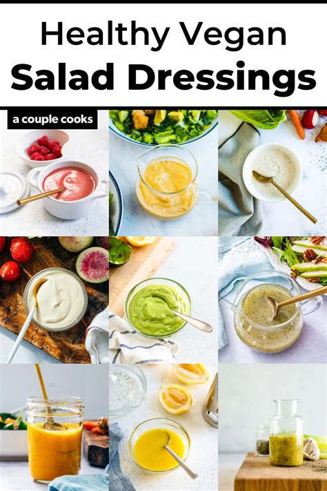 15 Vegan Salad Dressings – A Couple Cooks