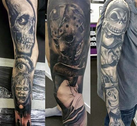 80 Halloween Tattoo Designs for Men [2023 Inspiration Guide]