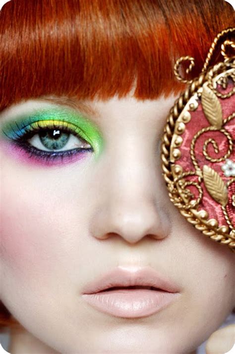 The Dark Side of Beauty: Lime Crime Tutorial Series: Colorful Rainbow Eyes