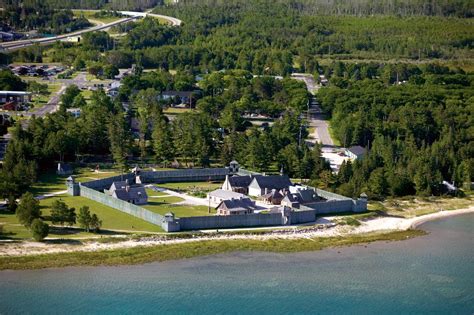 Fort Michilimackinac, Michigan, USA. Star Fort, Michigan Usa, Fortification, Forts, Old City ...