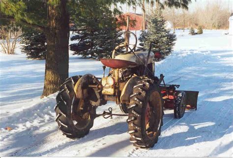 Plowing snow Antique Tractors, Old Tractors, Snow Removal, Snow Plow, Winter Wonderland ...