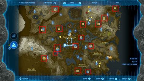 Todas las ubicaciones estables en TotK (mapa) – Zelda Tears of the Kingdom - MundoTrucos