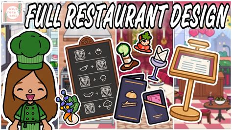 NEW FULL COZY RESTAURANT DESIGN 👩‍🍳🧅🥦🍕 TOCA LIFE WORLD 🌎 - YouTube