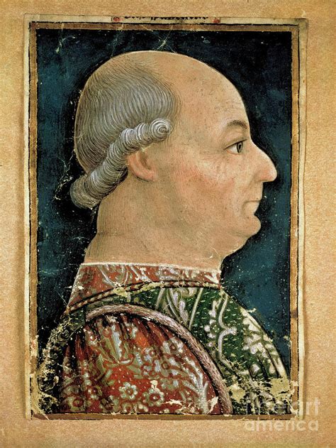 Portrait Of Francesco Sforza Painting by Italian School - Fine Art America