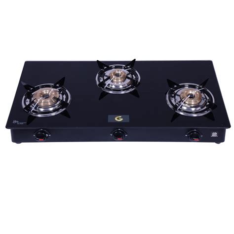 Gas Stove 3 Burner, Glass, Manual at Rs 1299 in Chennai | ID: 2852448688412