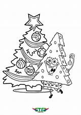 Coloring Pages Spongebob Christmas  Brengosfilmitali sketch template