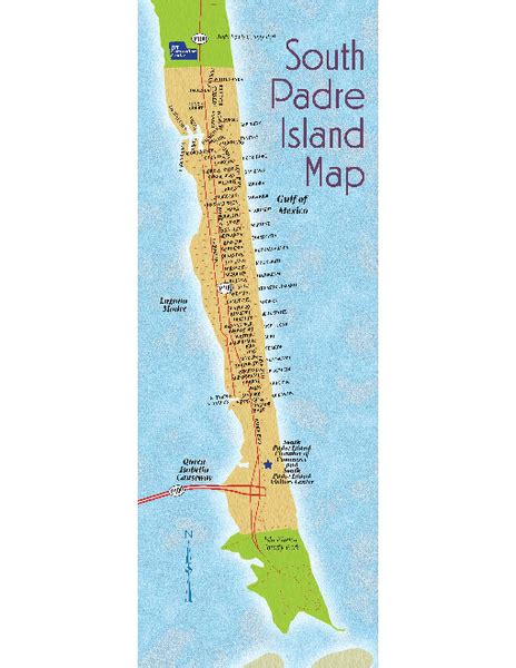 South Padre Island Map - South Padre Island Texas • mappery