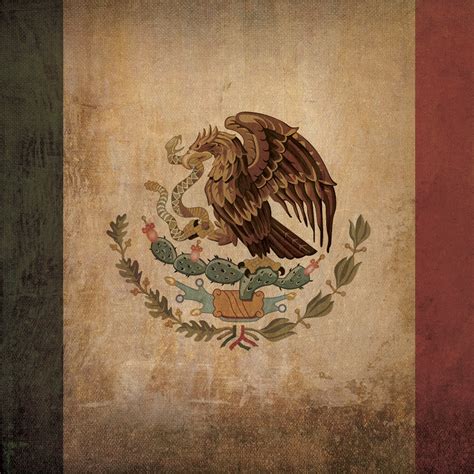 Mexico Flag Art - City Prints