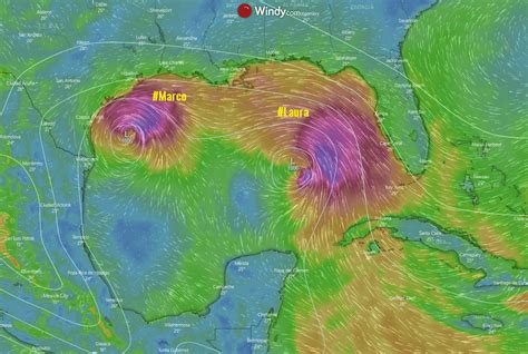 Fujiwhara effect - Two tropical systems could collide in the Gulf