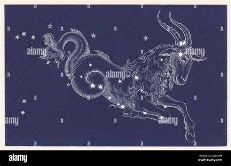 Capricorn constellation map hi-res stock photography and images - Alamy