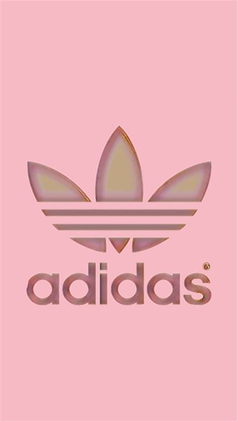 Pink Adidas Logo Wallpaper