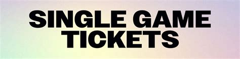 Dodgers Single Game Tickets | Los Angeles Dodgers