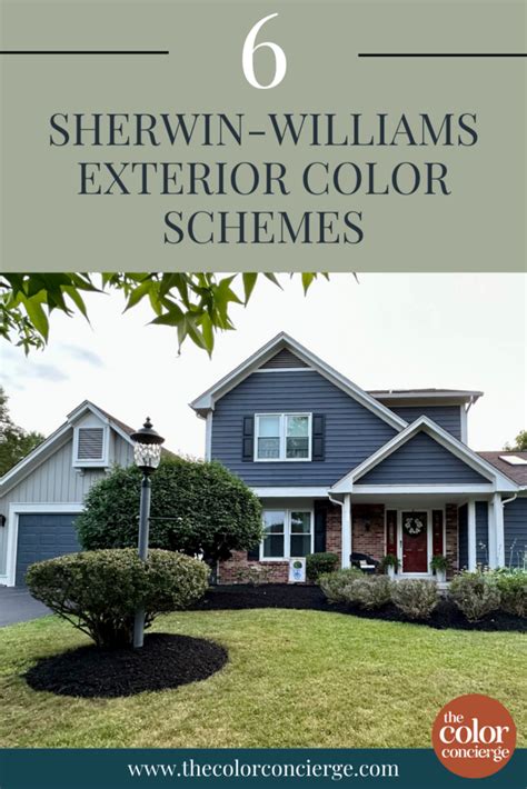 6 Sherwin-Williams Exterior Color Schemes | Color Concierge