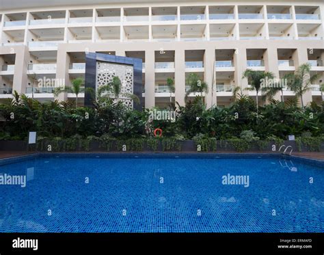 Swimming pool of the Eastparc Hotel, Yogyakarta, Java Island, Indonesia ...