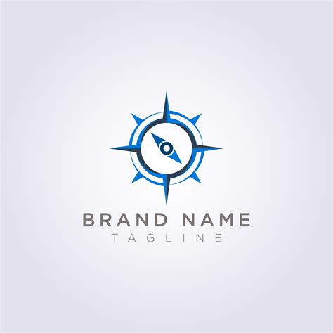 Design a compass logo with a modern style for your business or brand 590392 Vector Art at Vecteezy