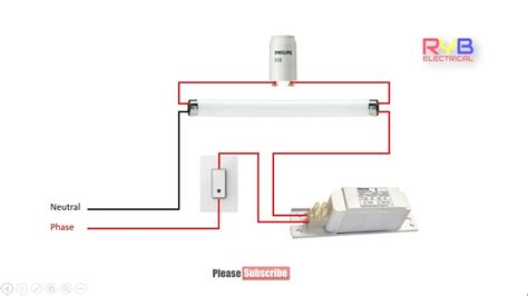 Wiring Diagram For 4 Tube Fluorescent Light