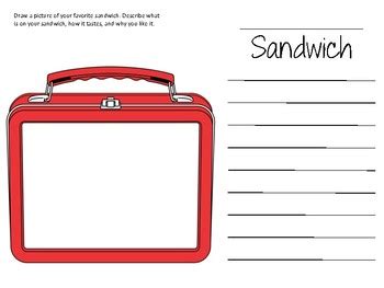 Carlas Sandwich Worksheet