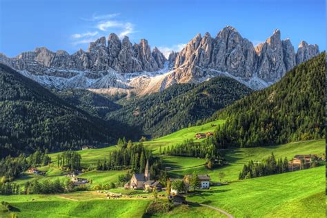mountain, Village, Summer, Forest, Tyrol, Grass, Nature, Landscape, Green, Morning Wallpapers HD ...