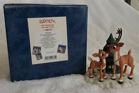 Vintage Christmas New Coach Comet and Rudolph Enesco 104258 - Etsy