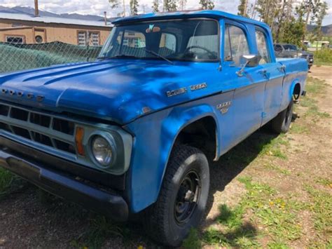 1968 dodge 4 x 4 power wagon crew cab for sale: photos, technical specifications, description