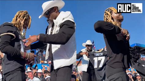 Deion Sanders Blesses Lil Wayne With Game Jersey Before Colorado vs ...