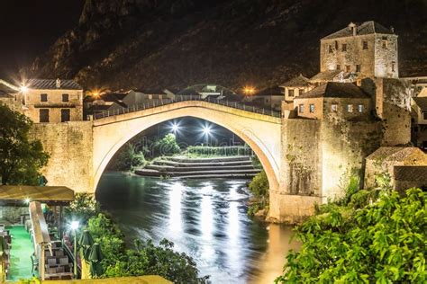 The Old bridge in Mostar stock photo. Image of summer - 187299196