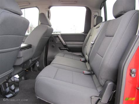 Charcoal Interior 2010 Nissan Titan SE Crew Cab 4x4 Photo #47416412 | GTCarLot.com