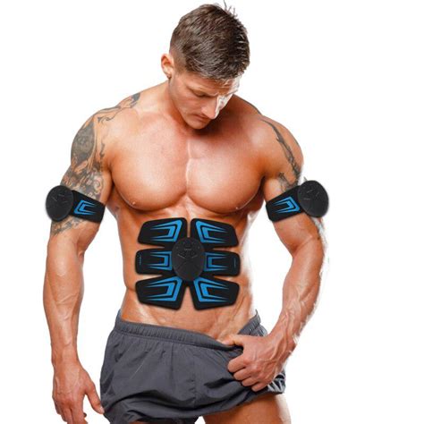 Estimulador muscular eléctrico ABS, entrenador para ejercicio, tonifica y ejercita - comprar a ...