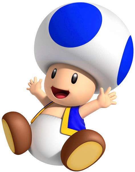 Blue Toad-Super Mario 3D World Minecraft Skin