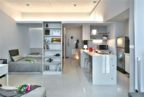 Un piso pequeño diseñado por Cloud Pen Studio | Small apartment design, Open plan apartment ...