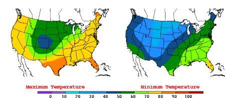 Isotherm World Map