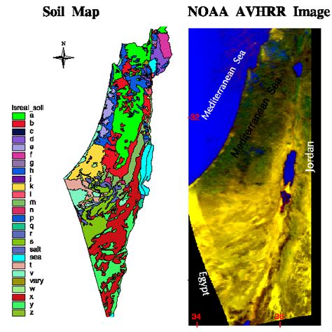 Israel Vegetation Map