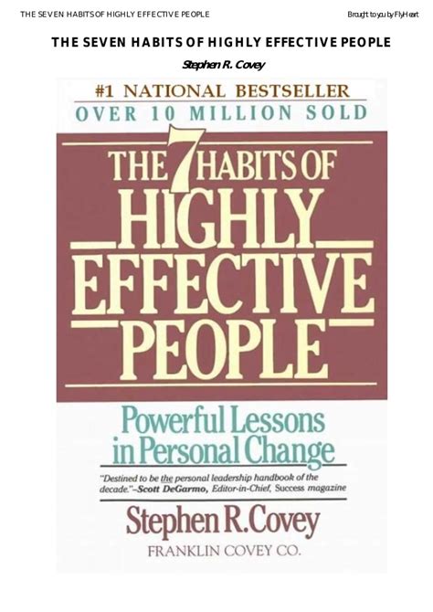 7 Habits Of Highly Effective People Quotes. QuotesGram