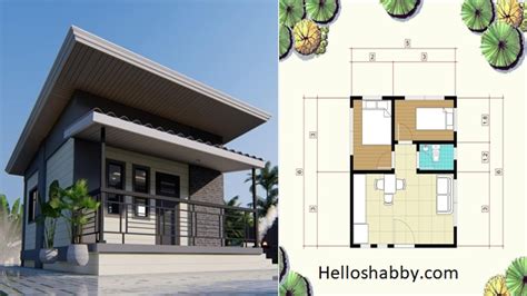 Minimalist House Design with 30 Sqm and 2 Bedrooms ~ HelloShabby.com : interior and exterior ...