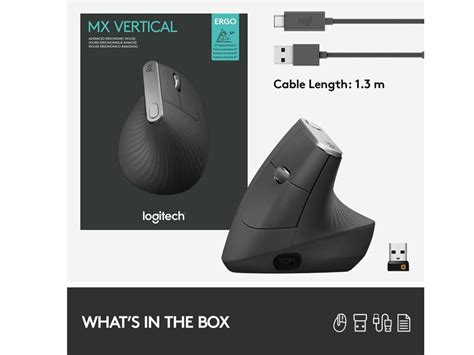 Logitech: Logitech MX Vertical Advanced Ergonomic Mouse (910-005448)