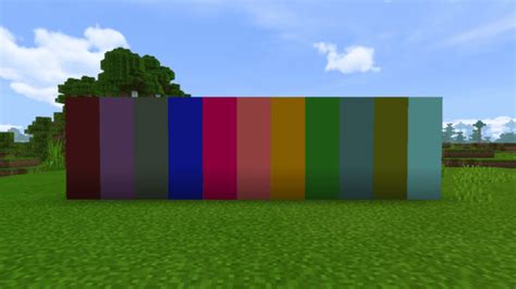 Minecraft Concrete Colours