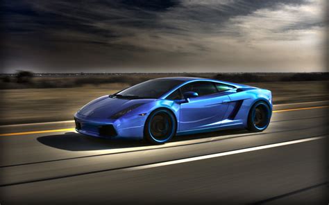 Blue lamborghini gallardo wallpaper | 1920x1200 | #16327