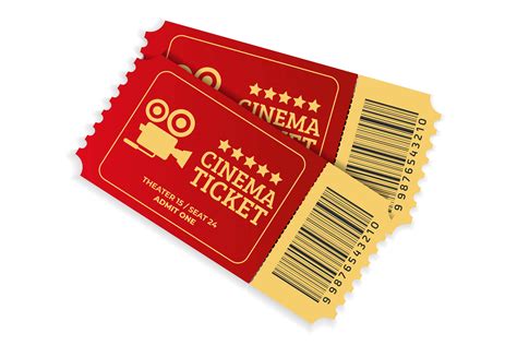 Ticket of Cinema for Movie Grafica di Frog Ground · Creative Fabrica