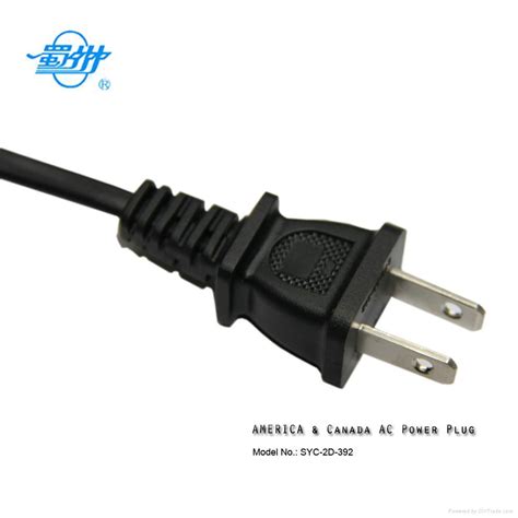 US standard 2 pin flat AC power plug - SYC-2D-392 - Shuzhou (China Manufacturer) - Electric Wire ...