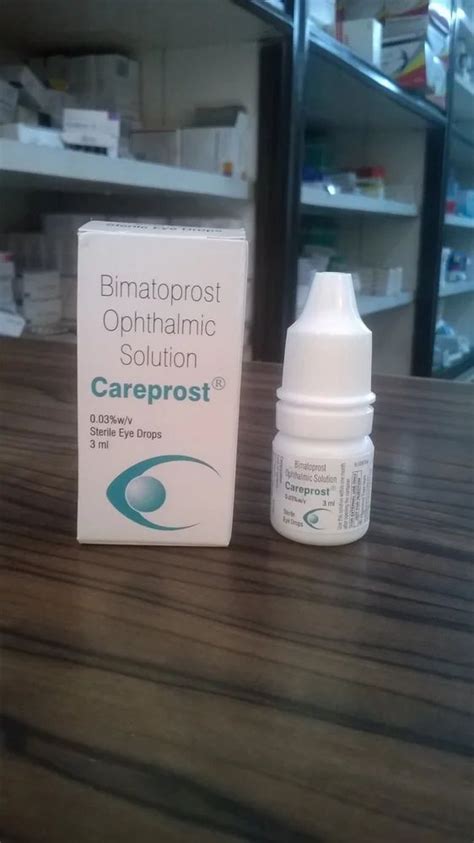 drops Bimatoprost Ophthalmic Solution Eye Drop, Packaging Size: 3ml, 0.2 ml at Rs 500/bottle in ...