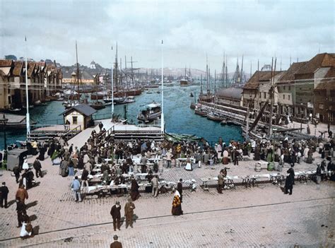 File:Fish market, Bergen, Norway (LOC).jpg - Wikimedia Commons