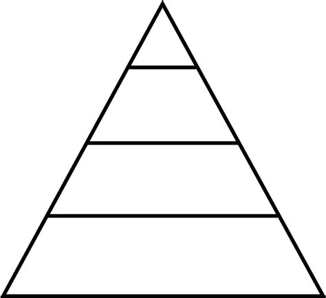 Template Of A Pyramid