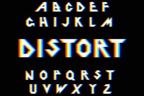 50 Awesome Distorted Fonts Will Bring WOW To Your Design | WebTopic