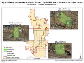 Final Project: Exploring location suitability for the new Arizona Coyotes’ arena through GIS ...