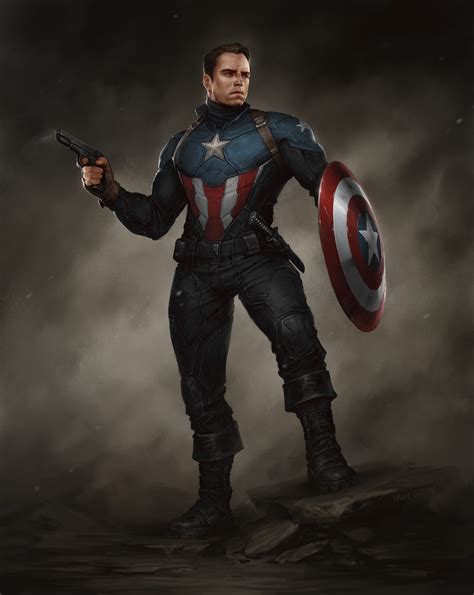 Ivan Dedov - Bucky Barnes Captain America (Heroic suit)